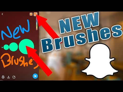 New Snapchat Brushes - New Snapchat Pencils - Snapchat Hacks - How To Change Brush Size On Snapchat