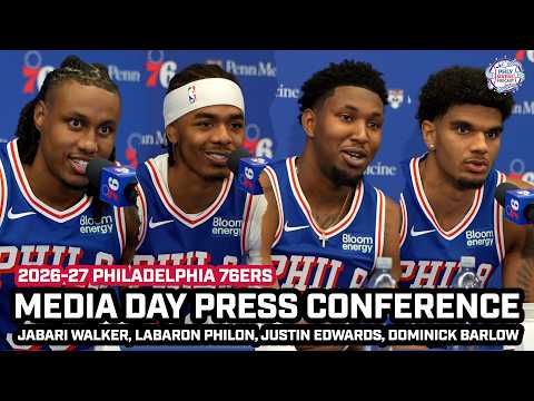 Labaron Philon on Learning From LeBron James & Team Chemistry | Sixers Media Day Presser