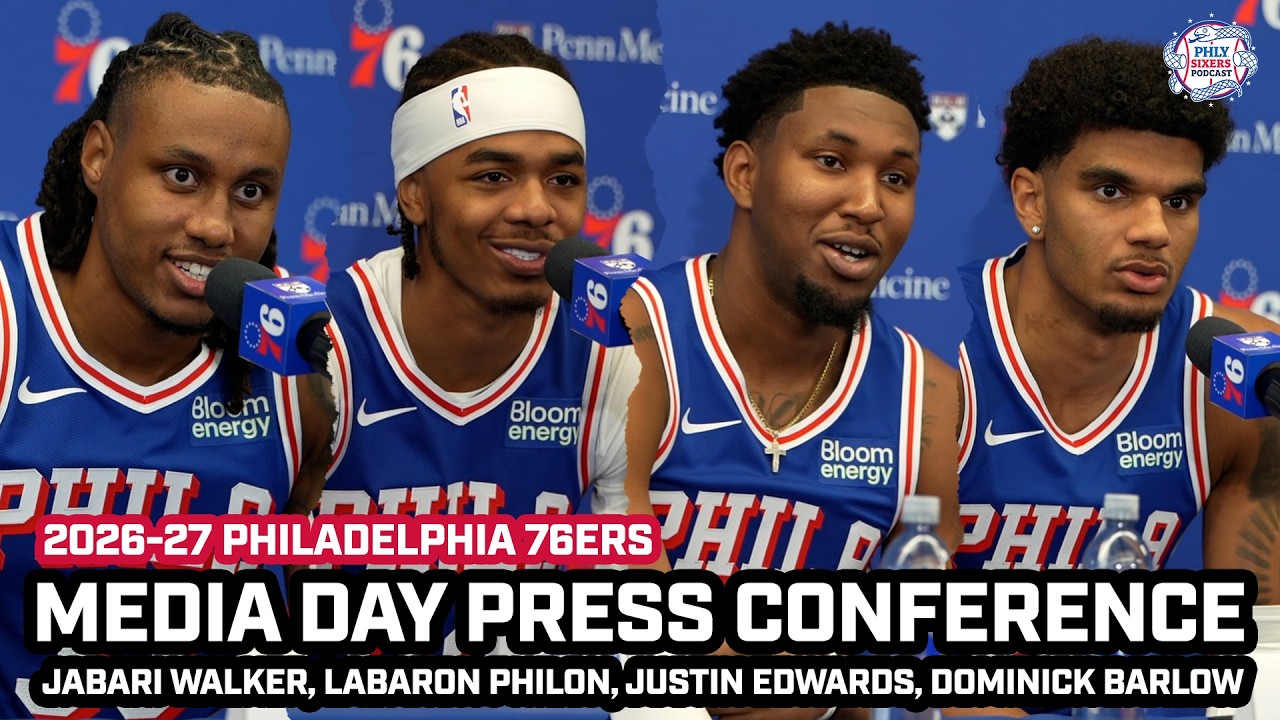 Labaron Philon on Learning From LeBron James & Team Chemistry | Sixers Media Day Presser