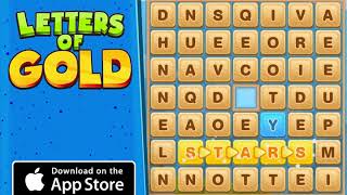 Letters of Gold - level 3 landscape blue iOS screenshot 5