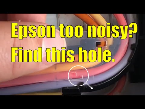 Epson Loud Print Noise — прозрачная пластиковая крышка трубки, ошибка установки — 01 000021