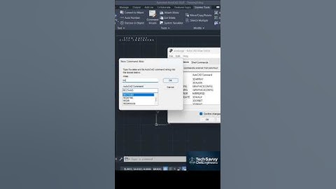 AutoCAD Time Saver: Master the ALIASES Command in Seconds!