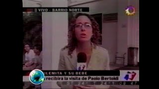 DiFilm - Informe nacimiento hijo de Zulemita Menem y Paolo Bertoldi (2005)