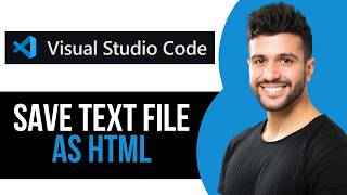 How to Save Text as HTML File in Visual Studio Code