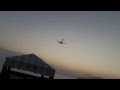 Самолет над пляжем в Сочи