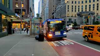 NYCT Bus: 2022 New Flyer XDE40 9451 on the M31 at East 57th Street & Lexington Avenue