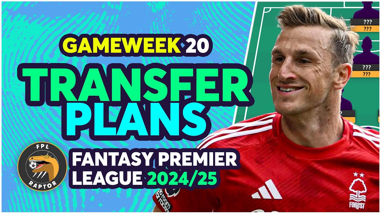Outline Video MY FPL GAMEWEEK 20 TRANSFER PLANS & STRATEGY GUIDE | Fantasy Premier League Tips 2024/25