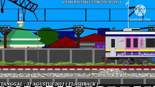KRL EKONOMI AC / PAKUAN EKSPRESS ( flasback : Suasana di Hari Lebaran 2011 / IDUL FITRI 1432 H ) 