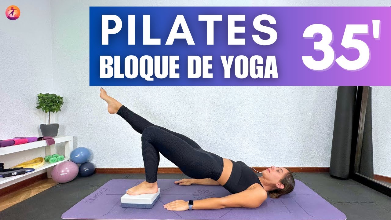 PILATES CON BLOQUE DE YOGA | Clase completa en casa