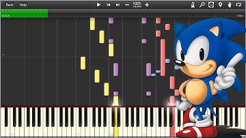Green Hill Zone - Sonic the Hedgehog【Synthesia Remake】