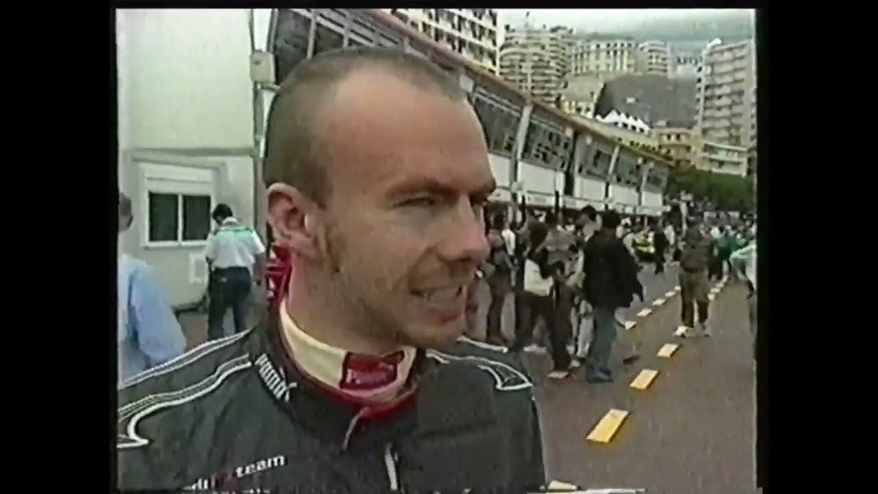 2004 F1 GP Monaco-Essais libres Jeudi - Entrevue avec Bas Leinders (Minardi) (FR)