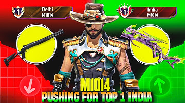 Pushing Top 1 In Shotgun M1014 | Free Fire Solo Rank Pushing With Tips And Tricks | Ep-1