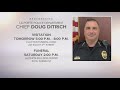 Loved ones prepare to lay La Porte Police Chief Doug Ditrich to rest