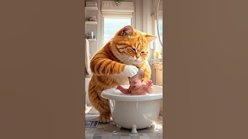 Cute Cat Joins Squid Game #cat #funny #cartoon