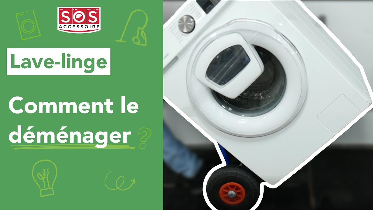 Comment déménager une machine à laver : Conseils de pros