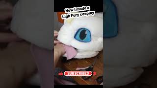 How I made my Light Fury cosplay #cosplay #lightfury #fursuitmaker #httyd #lightfurycosplay