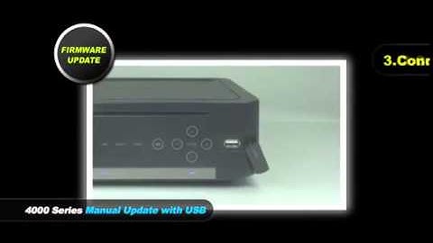 [DigitalZone] Firmware Update - 4000 Series Manual Update with USB