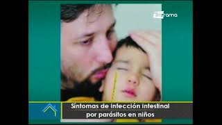 Síntomas de infección intestinal por parásitos en niños