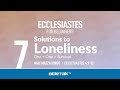 Help for Loneliness and Depression (Ecclesiastes 4:9-12) | Mike Mazzalongo | BibleTalk.tv