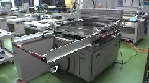 ATMA AT-80PPG Electric Sliding Table Screen Printer with Gripper take-off