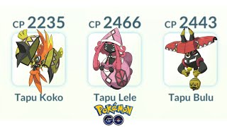 Tapu Trio is awesome in Ultra league in pokemongo/Pokemon go