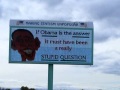 the political sign in caldwell idaho. anti obama stuff