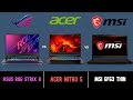 Acer NITRO  5 vs Asus ROG Strix vs MSI GF63 Thin (at 2021)