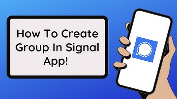 How To Create Group In Signal App!