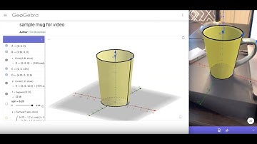 COFFEE MUG MODELING: Using GeoGebra 3D with AR to Build & Test Models: Part 11
