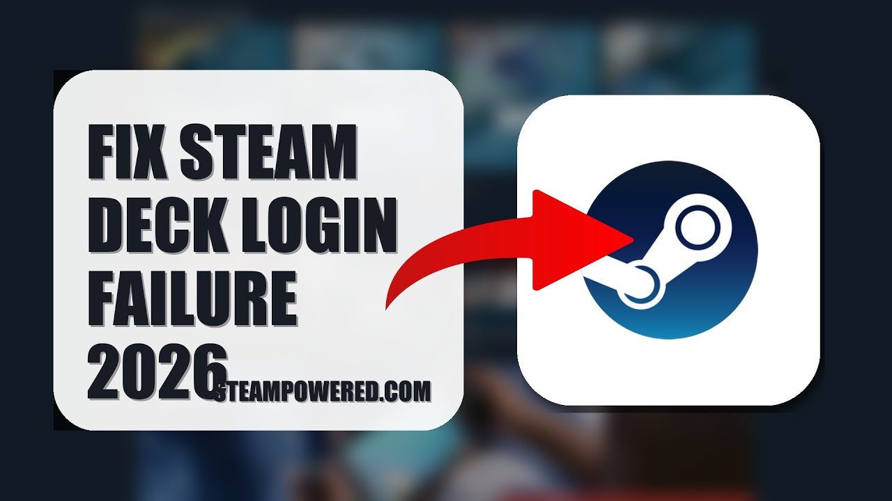 How To Fix Steam Deck Login Failure 2026 (STEP BY STEP)