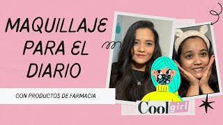 Maquillaje diario pasó a paso| Fácil de hacer| Con producto económicos.