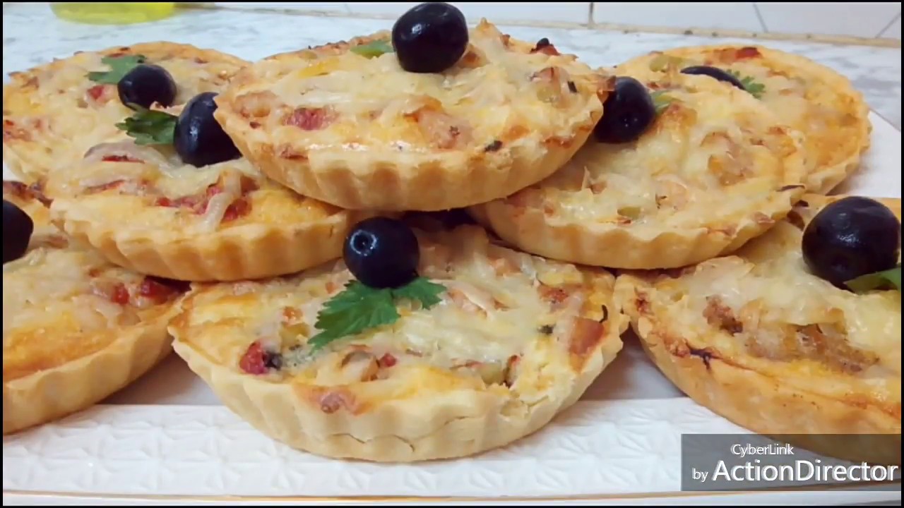 ميني كيش بعجينة البريزي بحشو الدجاج بنة لا توصف😍 مع فيديو قصير لمائدتي في اليوم الثالث من رمضان✌