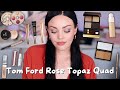 GRWM Trying The Tom Ford Rose Topaz Eyeshadow Quad & Other New Makeup