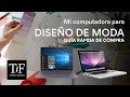 Una computadora para diseño de moda.