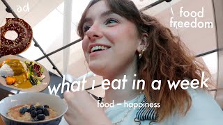 what i eat in a week 🍜 realistic, easy, food freedom + how we meal plan