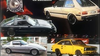 Exhibicion de Carros Rotativos en Medinas Sport Bar Rio Grande, El Cokketo Locutor en la animacion