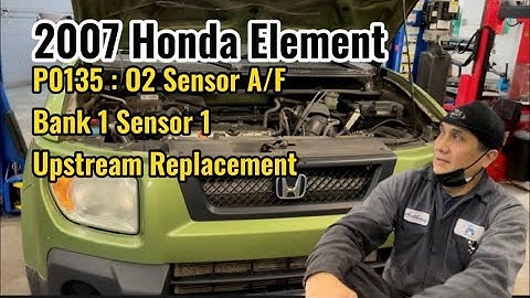 2007 Honda Element P 0135 - O2 Sensor Air Fuel Ratio Sensor Location & Replacement