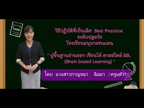 นำเสนอ Best Practice 2564 โดย น.ส.กาญจนา ฉิมมา