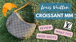 Louis Vuitton Monogram Croissant MM (SHG-HugIcI) – LuxeDH