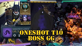 Lvl 3 Class Passive BN Batman vs. Boss GG!! 3 pips in T10 League raids! Injustice 2 Mobile