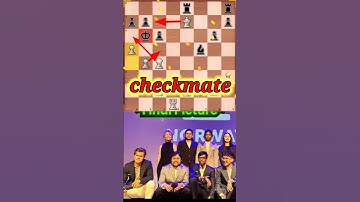 Brilliant move in checkmate, wait for end #trending #chess #chessindia #chessgame #shortfeed #viral