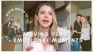 VLOG: Moving my Best Friend into TX, SEVERAL Emotional Moments + Hangs with Mom