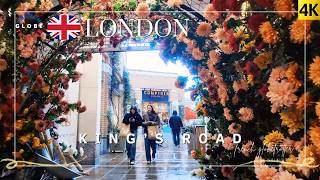 London Autumn Walk 4K 🇬🇧 Sloane Street ➜ Sloane Square ➜ King’s Rd