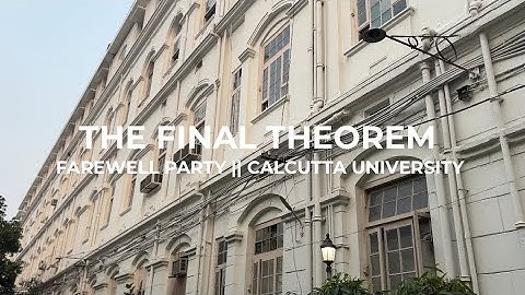 Calcutta University || Farewell Video || Amcu || Fest || Freshers