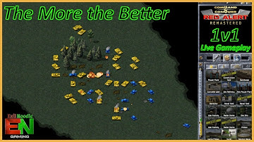 C&C Red Alert Remastered - Live 1v1 Gameplay - EvilnoodleGaming