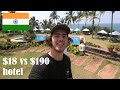 $18 vs $190 Hotel in Kerala, India 🇮🇳