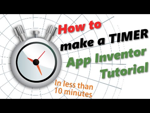 App Inventor 2 Tutorial | Make a Timer | App in action