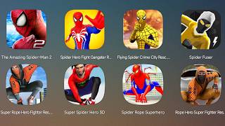 The Amazing Spider-Man 2,Spider Hero Fight Gangster Rescue,Spider Fuser,Super Spiderhero 3D,RopeHero screenshot 2