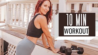 10 MIN QUICKIE (for MOBILE)!   Full- body workout | No weights| FOR DAYS YOU ARE UNMOTIVATED