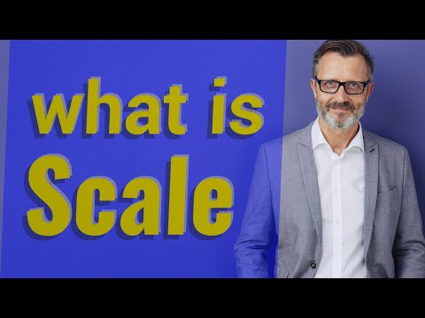 Scale | Meaning of scale